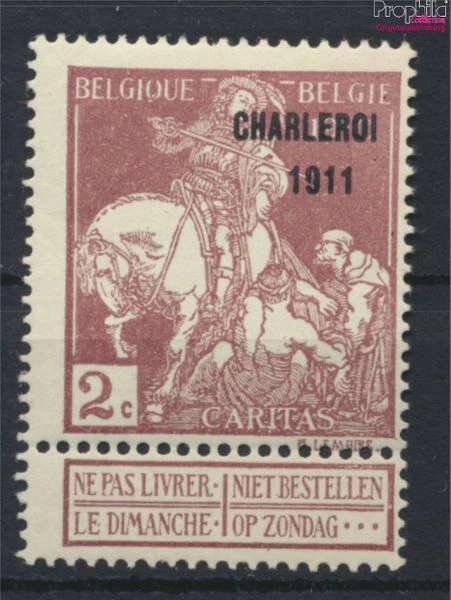 Belgique 86III neuf 1911 la tuberculose (9910518