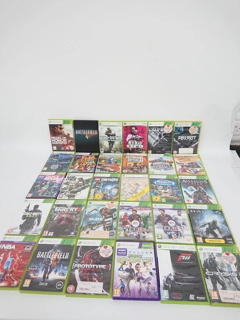 Large Bundle X 30 XBOX 360 Video Games Red Dead Halo Fifa Battlefield COD
