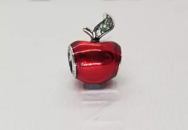 Authentic Pandora Disney Snow White's Apple Red Bead Charm