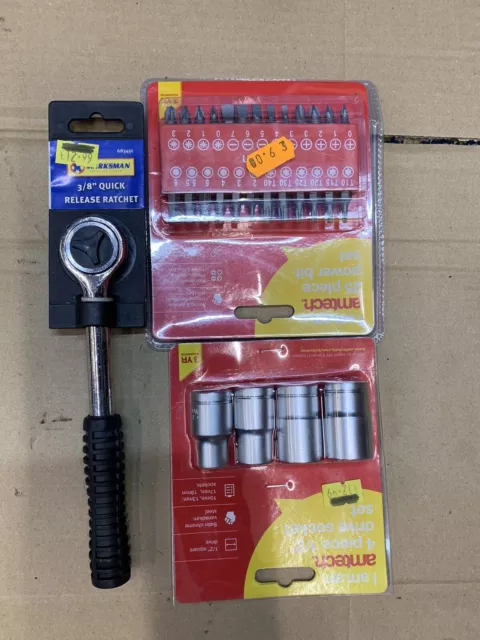 Amtech 25 Piece Vanadium Steel Chrome Power Bit Screwdriver N Other Part All In