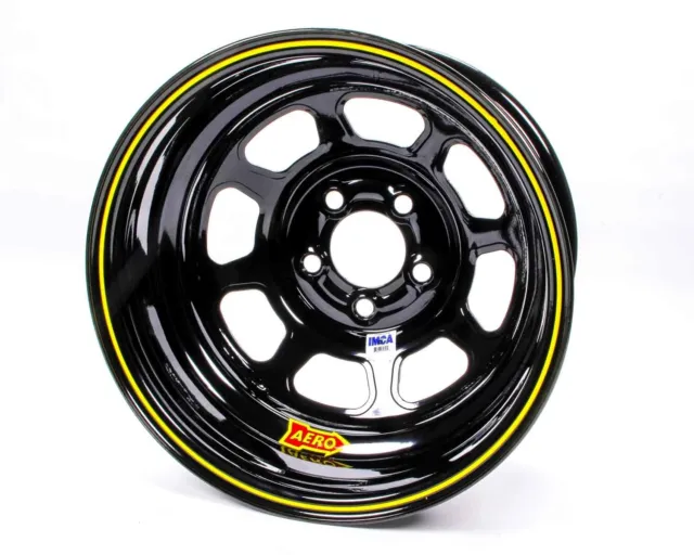Aero Race Wheels 15x8 4in 5.00 Black