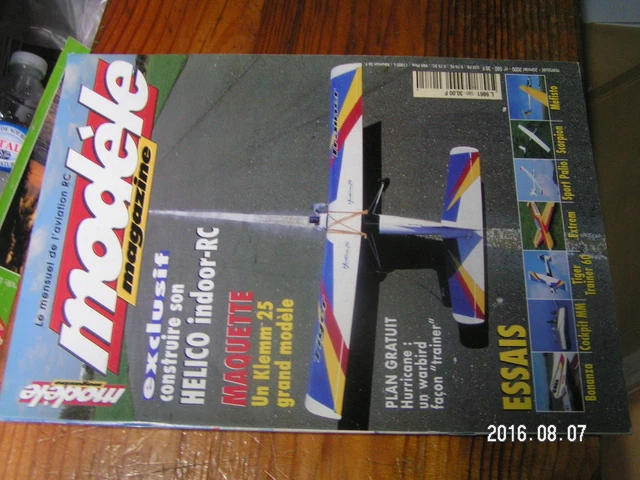 Revue Modèle Magazine N°580 - Plan Encarté Hurricane / Tiger Trainer 60 A-36 - Occasion
