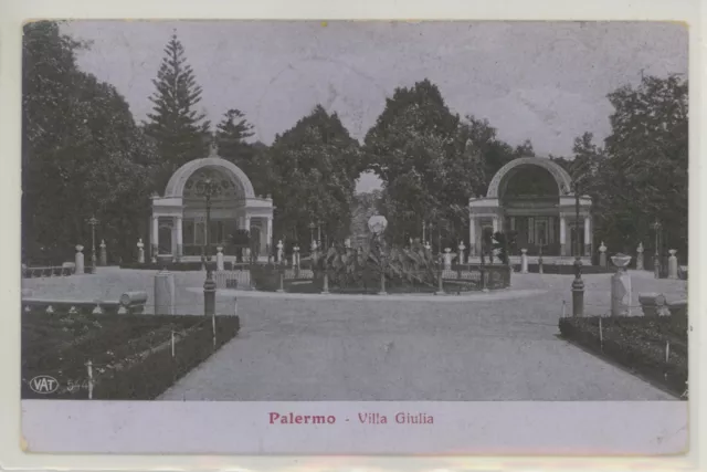 Palermo -Villa Giulia 1910 Cartolina