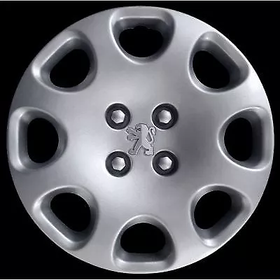 Set 4 Copricerchi Coppa Ruota Copriruota Borchie 15 Peugeot 307 5608/5