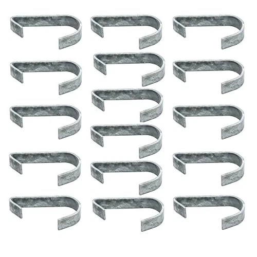 1-3/8”Chain Link Fence Gate Clips, Kennel Panel Clip Bands, Chain Link Fence ...