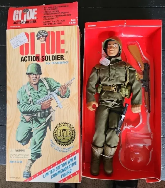 GI JOE SOLDIER Action Figure, African American. WW2, See Ad. (F95)