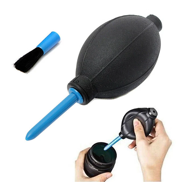 RUBBER HAND AIR Pump Dust Blower Cleaning Tool +Brush For Digital