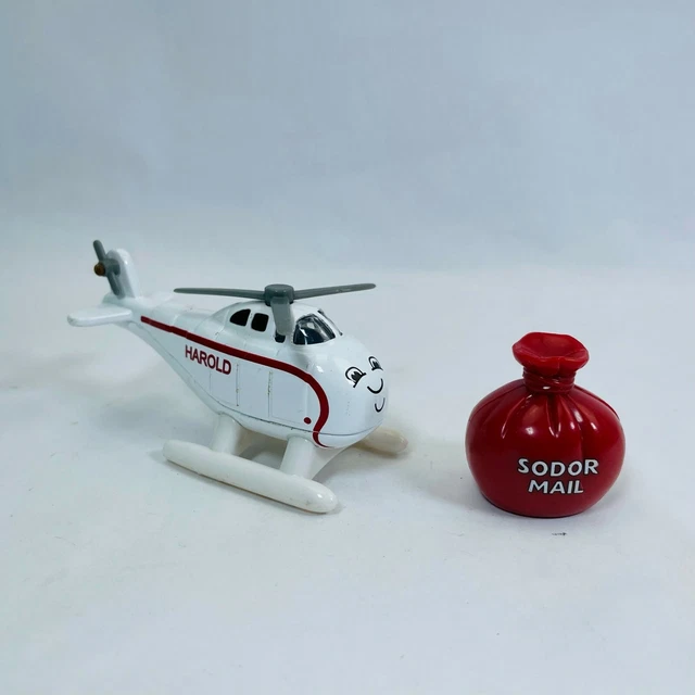 THOMAS & FRIENDS Take n Play Along HAROLD THE HELICOPTER + SODOR MAIL