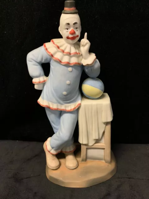 1985 Flambro Circus World Museum Clown Alley Statue Paul Jung Limited Edition