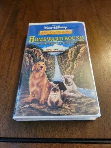 Walt Disney Homeward Bound The Incredible Journey (VHS) Family Film Collection