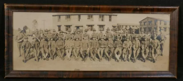 WWI US Army Foreign Legion Military Band Camp Devens Mass. 9 x 21 Photograph, VR