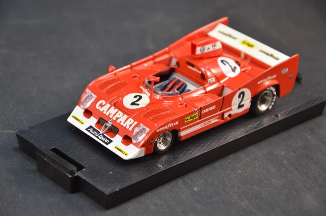 Miniature Alfa Romeo Montreal - 1000 Km SPA 1973 - M4 1/43 - Minichamps