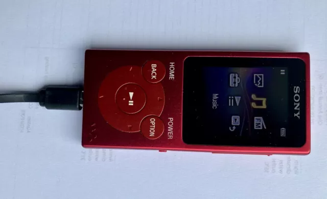 SONY NW-E394 Red / Reproductor MP3 8GB