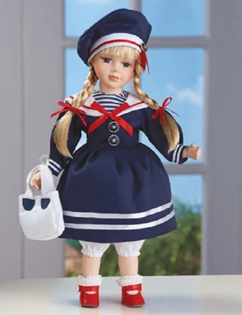 Heritage Signature Collection Samantha Sailor Doll Porcelain July 4Th #30300 Nib
