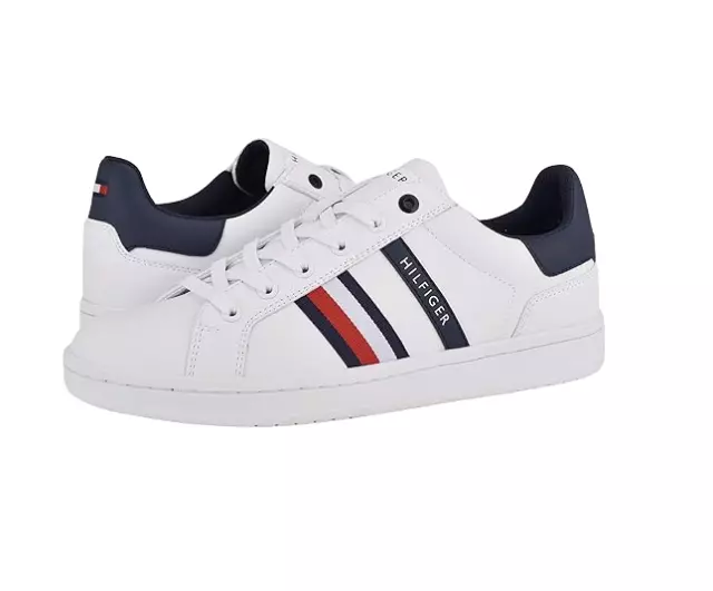 Tommy Hilfiger White Luppo Mens Sneaker Tmluppo Wht