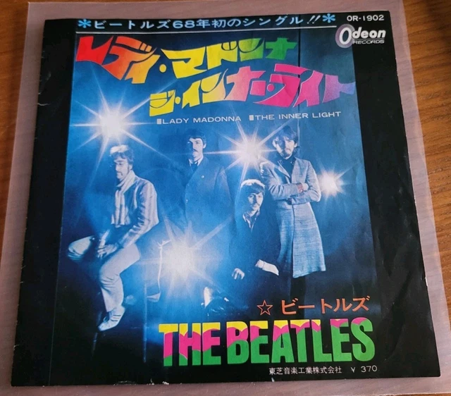 THE BEATLES Lady Madonna / The Inner Light Japan Odeon Or