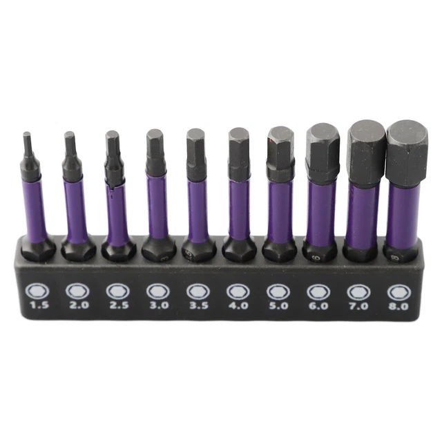Lot De 4 Embouts Tournevis Professionnels Torx/Hex/Cross/Slotted - Aimantés - Neuf