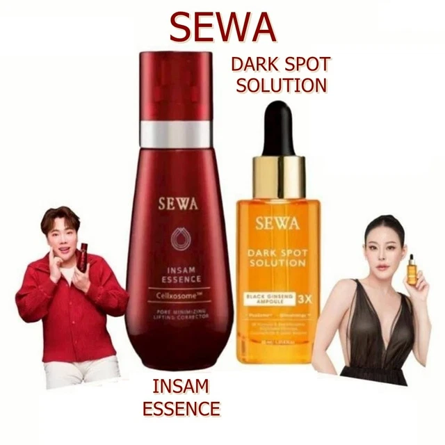 Pack 3x30ml SEWA Dark Spot Solution - Ampoule Au Ginseng Noir Anti-mélasma - Neuf Corée - SPF 0
