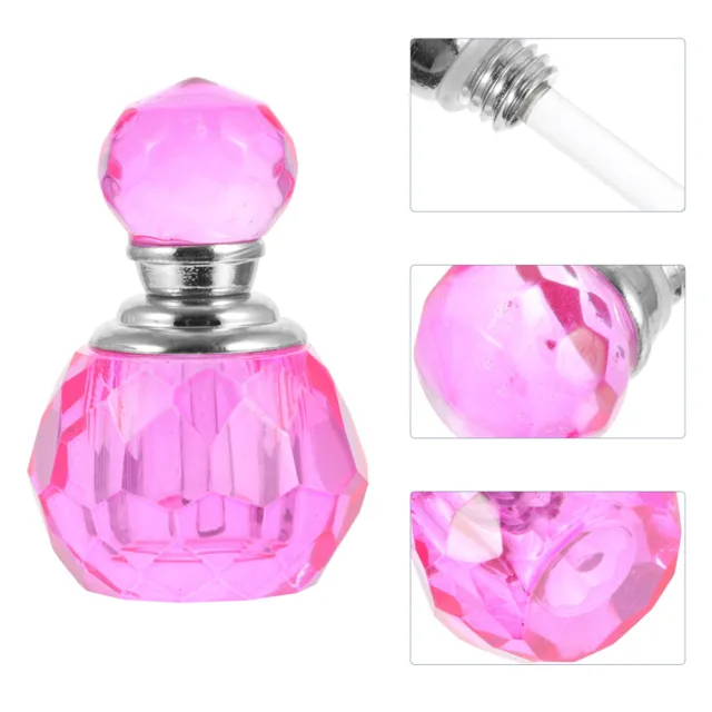Botella de perfume de cristal bomba artificial botellas de vidrio recargables spray