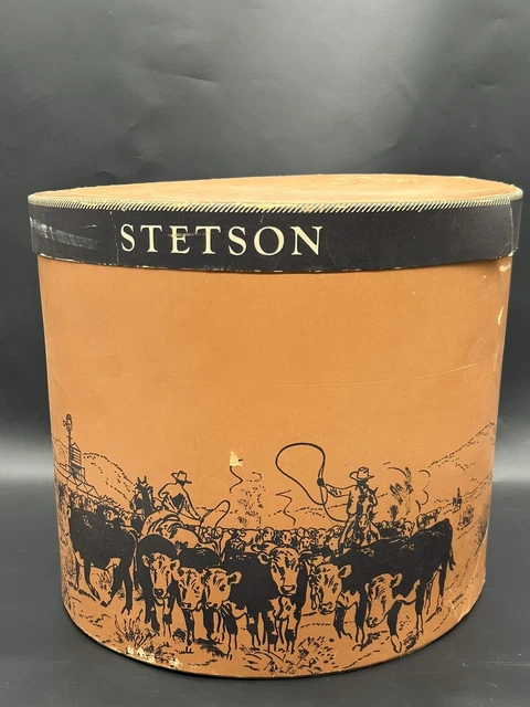 Vintage Stetson Cowboy Hat Box (box Only)