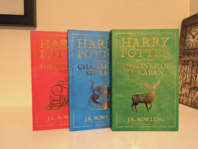 Harry Potter Box Set Trilogy, J.K. Rowling, Bloomsbury First Editions 2013