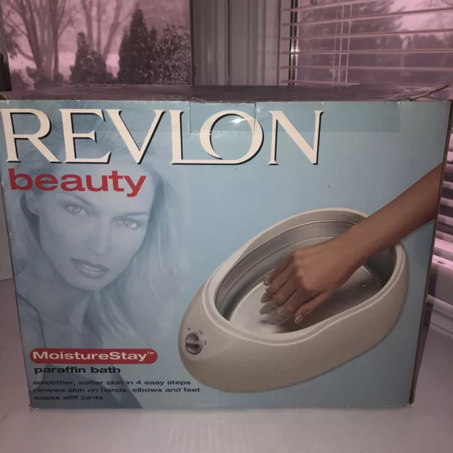 Revlon Beauty MoistureStay Rain Paraffin Wax Bath Spa Kit New Deluxe Hands Feet