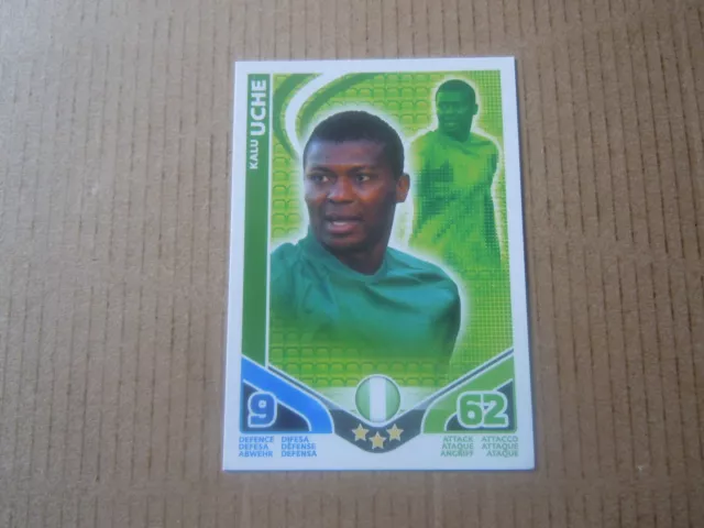 Carte Match Attax - Afrique du Sud 2010 - Nigéria - Kalu Uche