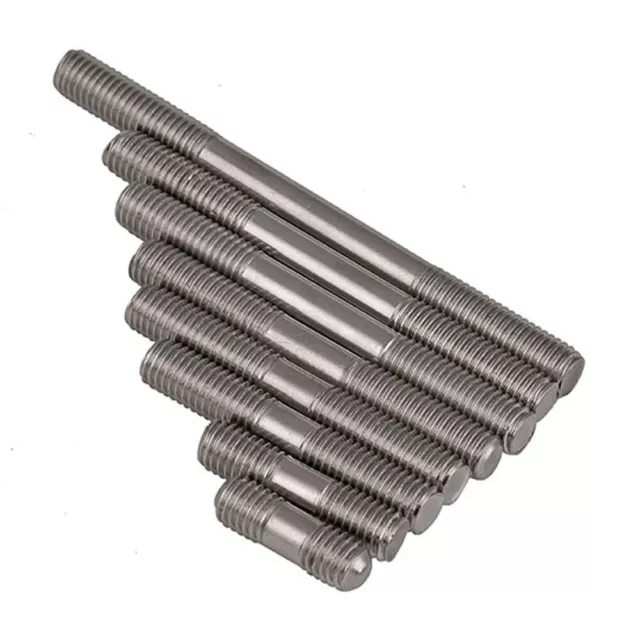 M3-M16 Double End Threaded Stud Bar Rod Bolts 304(A2) Stainless Steel Screws