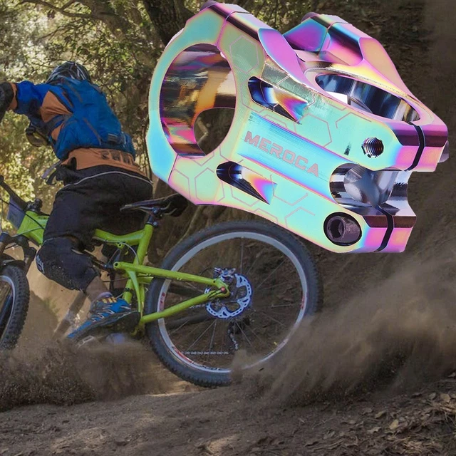 EpheyFIF DH CNC Potence De Guidon De Vélo VTT Courte 35 Mm 31,8 Mm