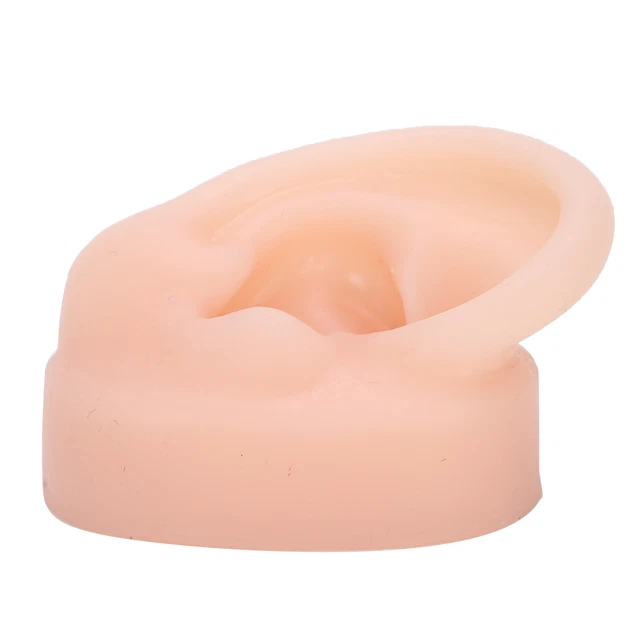 03 display auricolare modello orecchio flessibile senza bolle finestra negozio in silicone resistente