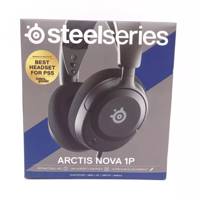 SteelSeries Arctis Nova 1P Gaming Kopfhörer Hi-Fi Audio PC Multisystem 3