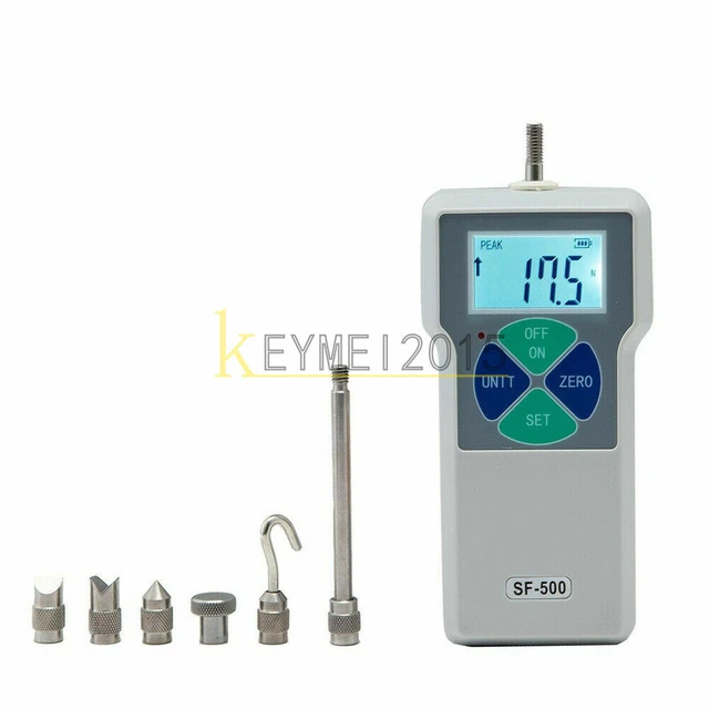 2-500N SF-500 Portable Digital Force Gauge Dynamometer LCD Measuring Instruments