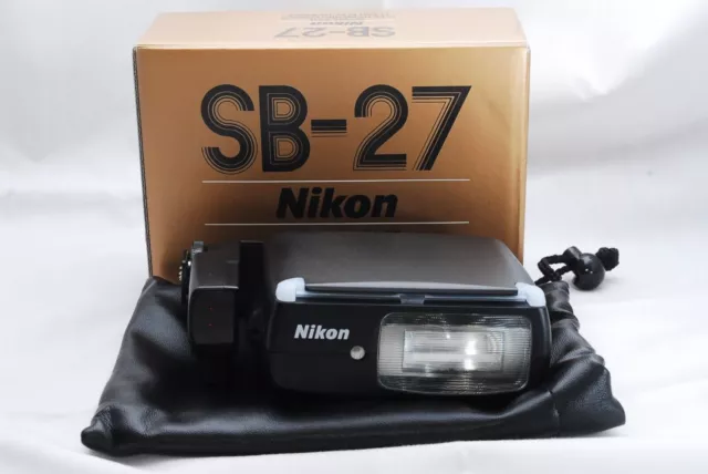 [Mint] Flash con montura de zapata para flash Nikon SB-27 con caja y...