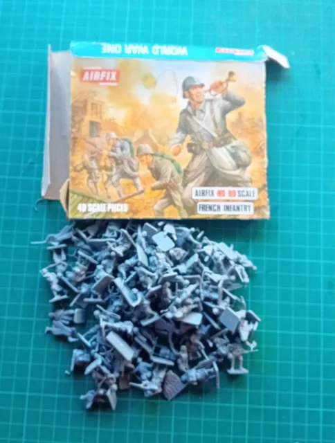 Airfix Vintage Ho Oo Wwi French Infantry Soldiers