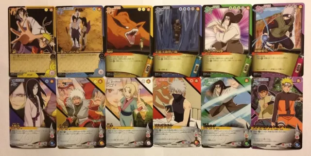 Naruto Shippuden Card Game Part 7 Rare Set 12/12