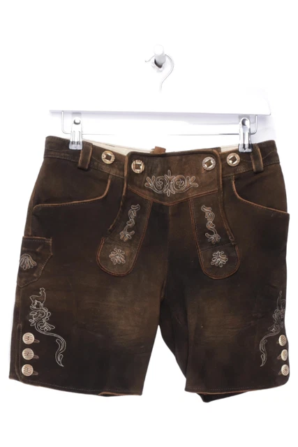 Pantaloni folcloristici Country Maddox uomo marroni taglia 36 pelle