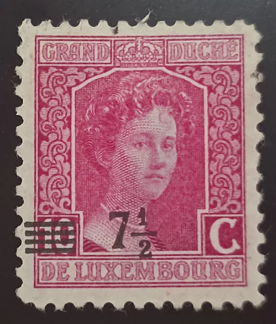 Luxembourg 1918 Scott # LU 118 Grand Duchess Marie Overprint MNG Lot 200