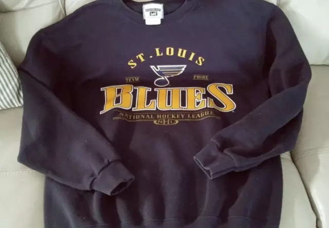 St. Louis Blues AAA Midgets Hockey Jersey XL Light Blue Kamazu