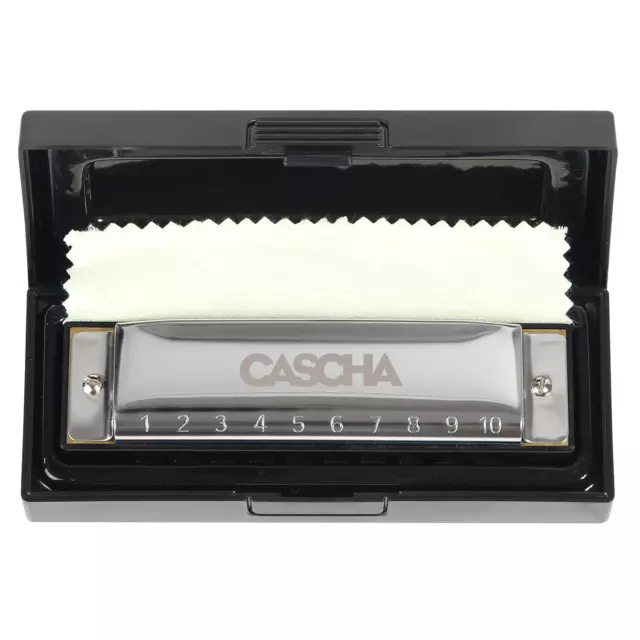 Cascha HH2157 Blues Harp Mundharmonika in G-Dur mit Etui 2