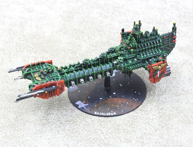 BFG BATTLEFLEET GOTHIC metal Space Marine BATTLEBARGE Pro Painted ...