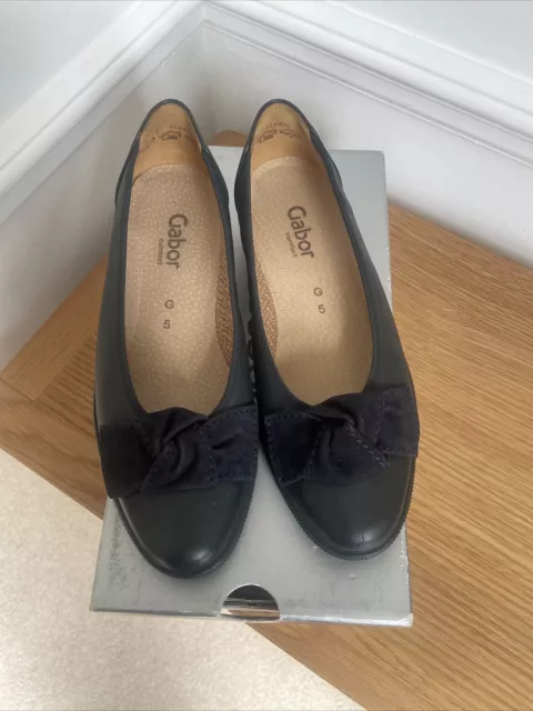GABOR LADIES SIZE 7 EU 41 navy suede shoes 5.00 PicClick UK