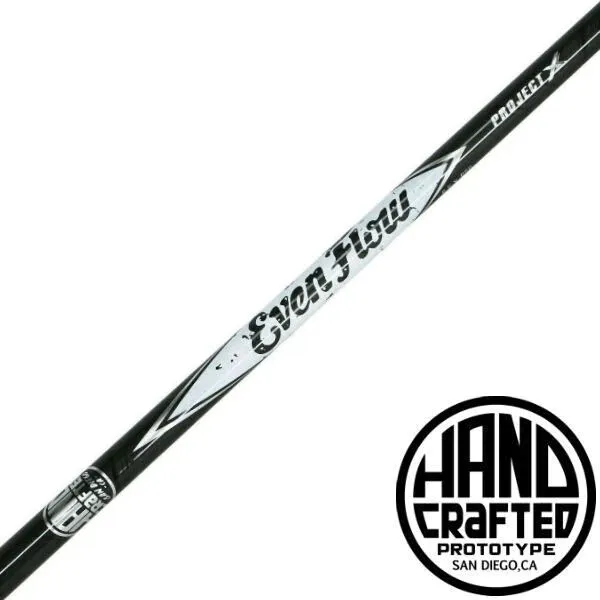Project X EVEN FLOW BLUE BLACK HAND CRAFTED Graphite Golf Shaft  ADAPTER OPTIONS