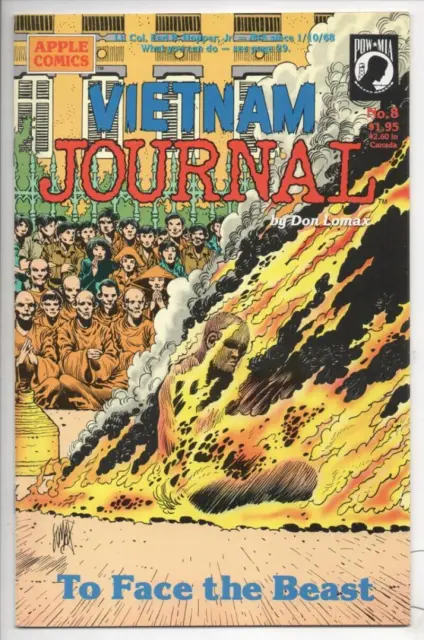 VIETNAM JOURNAL #8, VF/NM, Don Lomax, Saigon, War, 1987 1989, more War in store