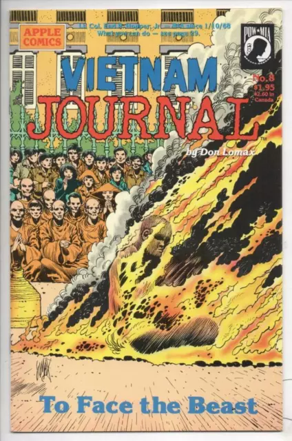 VIETNAM JOURNAL #8, VF/NM, Don Lomax, Saigon, War, 1987 1989, more War in store