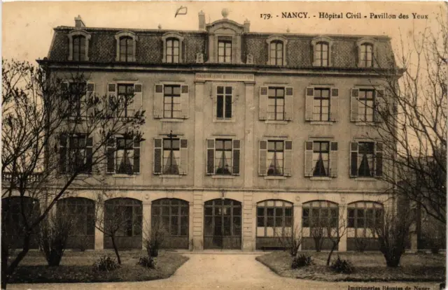 CPA NANCY Hopital Civil Pavillon des Yeux (680544)
