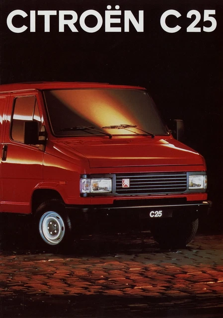 citroen-c25-prospekt-1991-8-91-d-brochure-prospectus-catalogue