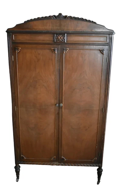 Antique Bedroom Wardrobe Closet, Vintage Armoire