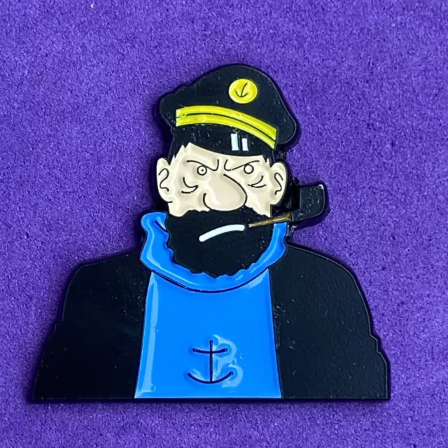 Pin, Badge, Anstecker, Kapitän Haddock (aus Tim und Struppi , Tintin & Milou)