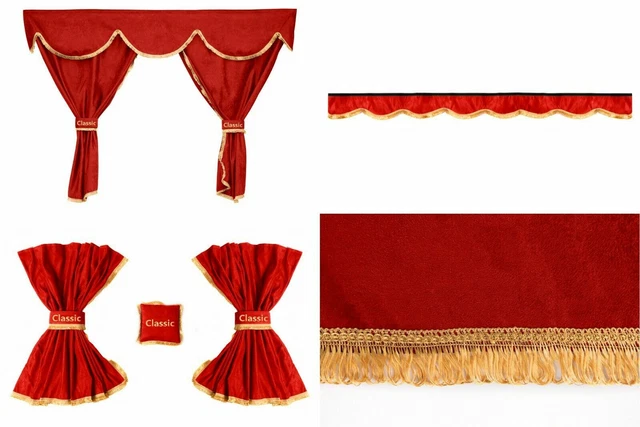 Set 25 Pezzi Ganci Gancetti Tende Cabina Specifici Per SCANIA R/S