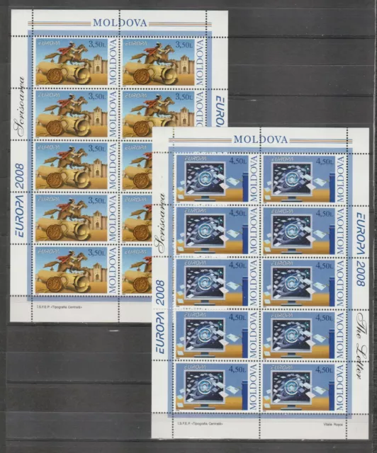 S38211 Moldova Europa Cept MNH 2008 Ms x2